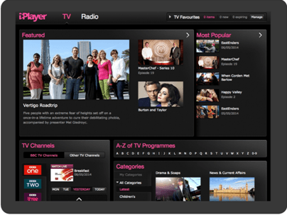 Programas de TV BBC IPlayer