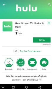 Hulu Live Stream App