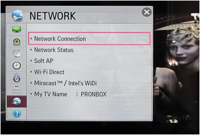 LG Smart TV Network Setting