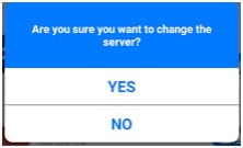 Server Change