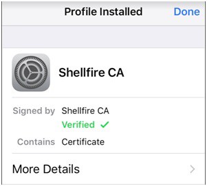 Shellfire Verification