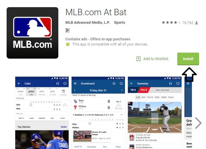 MLB TV App