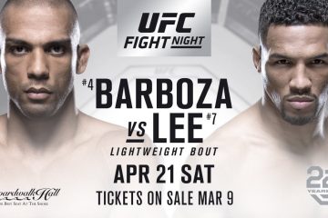 UFC Fight Night – Edson Barbosa vs Kevin Lee no Kodi