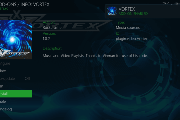 How do I install the Vortex addon on my Kodi application?