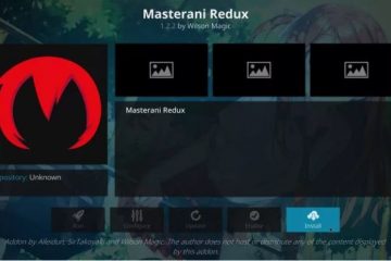 Installer Masterani Redux sur Kodi
