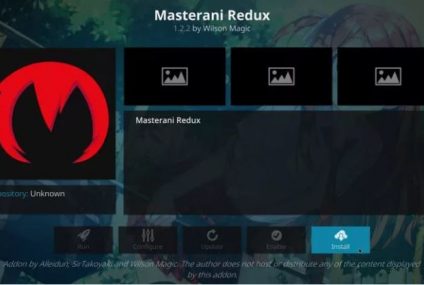 Cómo instalar Masterani Redux en Kodi