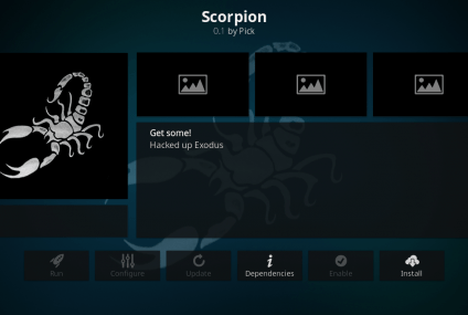 Como instalar o complemento Scorpion para Kodi em 2020?