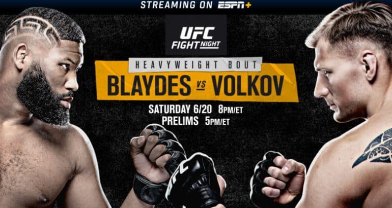 Melhor Complemento para assistir UFC Fight Night Blaydes Vs. Volkov