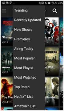 Terrarium TV Trending 