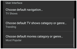 User Interface 