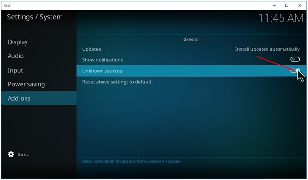 NBA Addon on Kodi Install