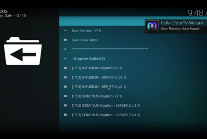 How to Install the CellarDoor TV Build on Kodi