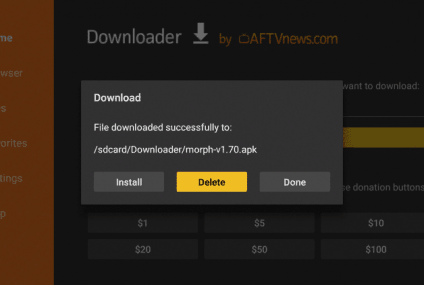 How to install Morph TV APK on Firestick