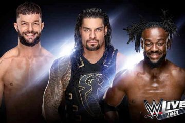 Assistindo ao WWE Live Lima