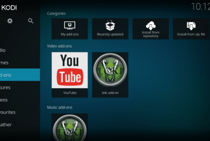 Installing the Loki Kodi Addon