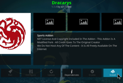 Como instalar o complemento Dracarys no Kodi – Streaming de TV dos EUA ao vivo gratuita em 2021