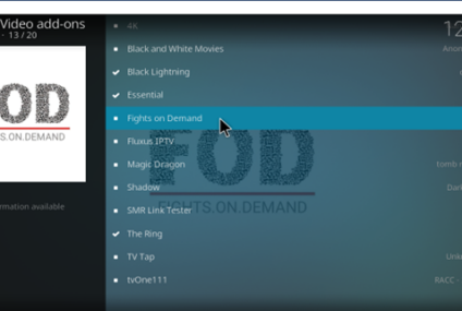 Cómo Instalar el Addon de Kodi Fights on Demand (Actualización 2022)